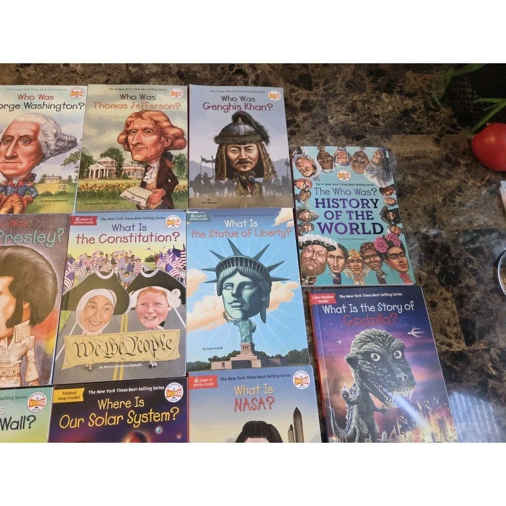 Who Was Books • Lot 18 Books Biography • Where Is What Is History Homeschool